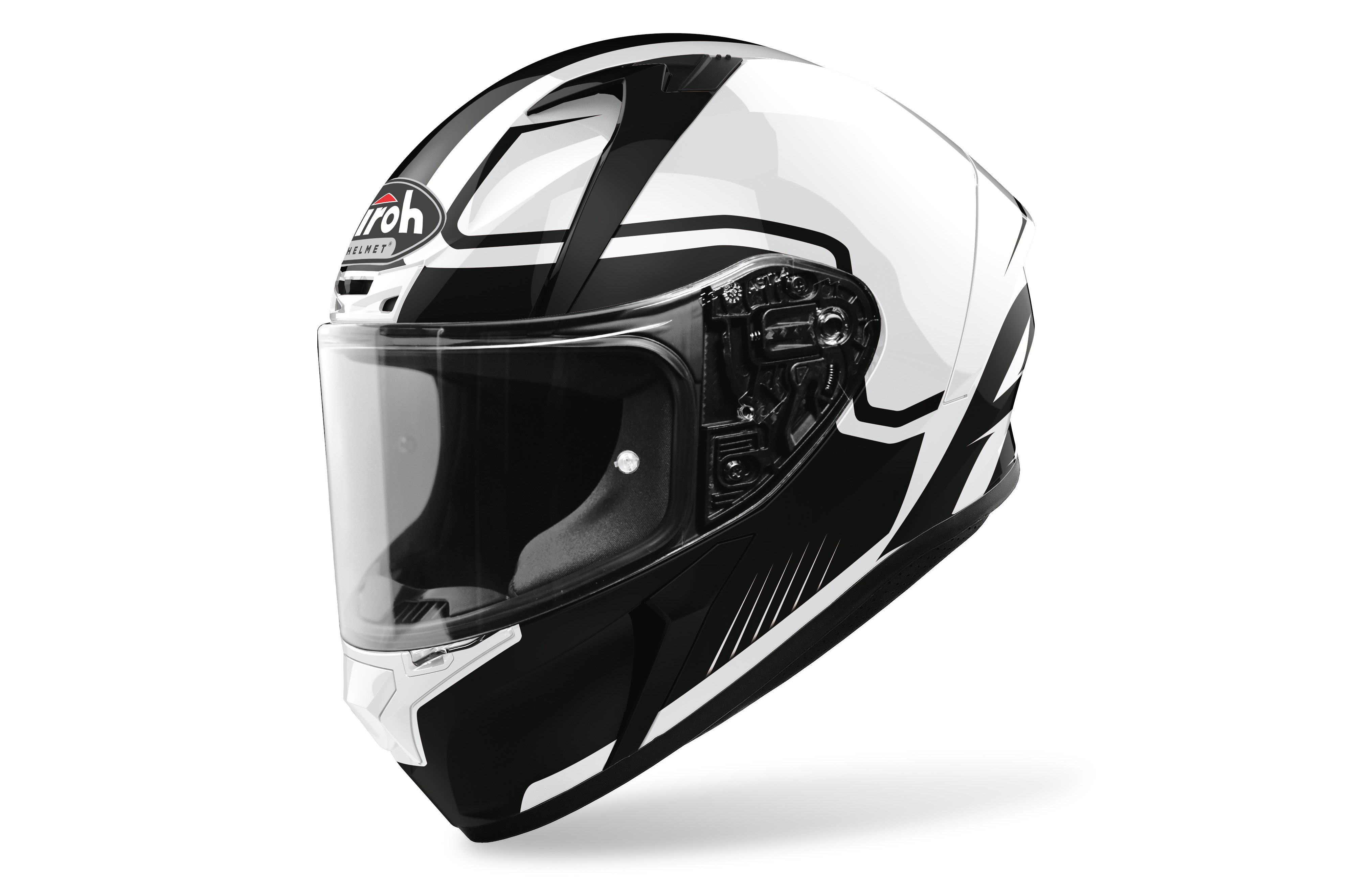 CASCO AIROH HELIOS COLOR WHITE GLOSS L