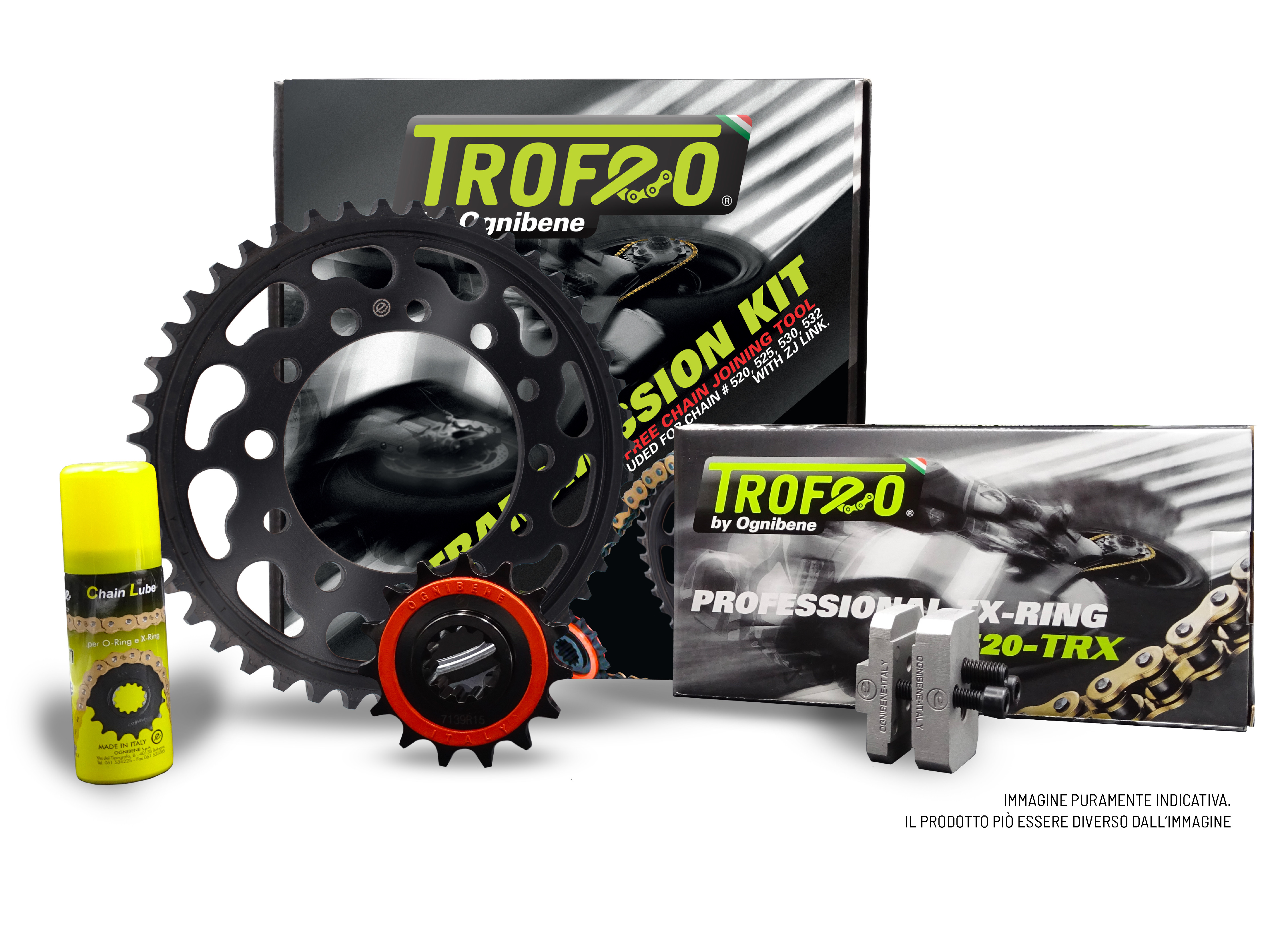 156013000 KIT TRASMISSIONE OE STANDARD YAMAHA 600 YZF 600 R6 R46 2003-2005